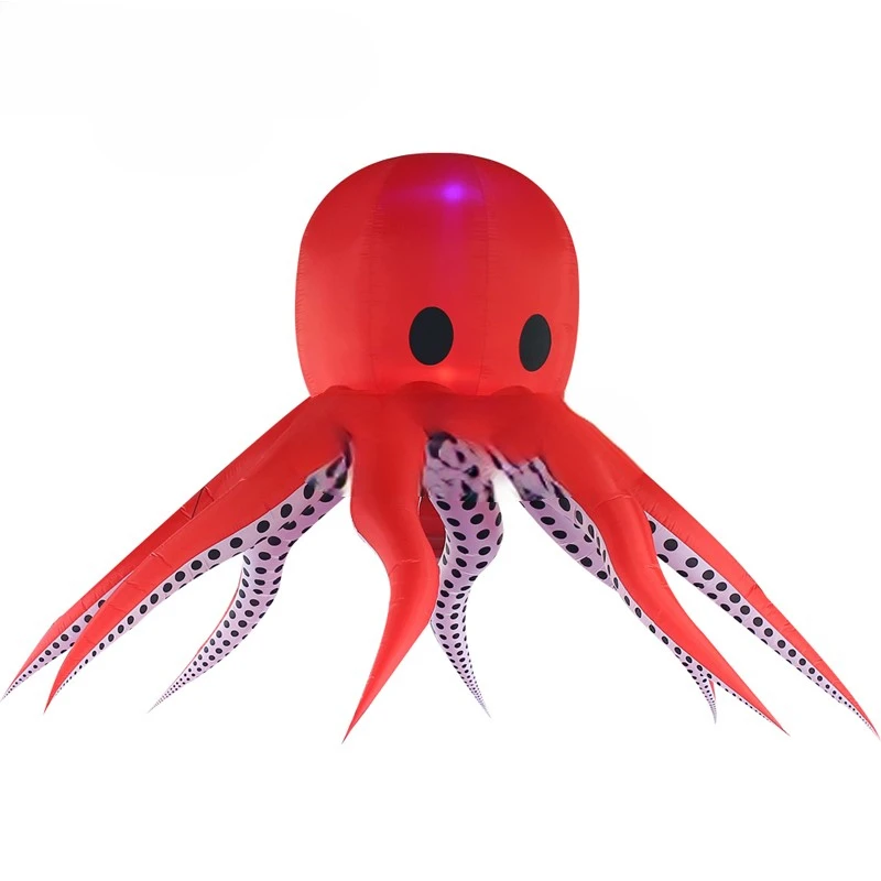 Hanging Octopus   Multisizes Inflatable Decorations With Led Lighting Inflatable Octopus For Wedding Party Stage Decorations