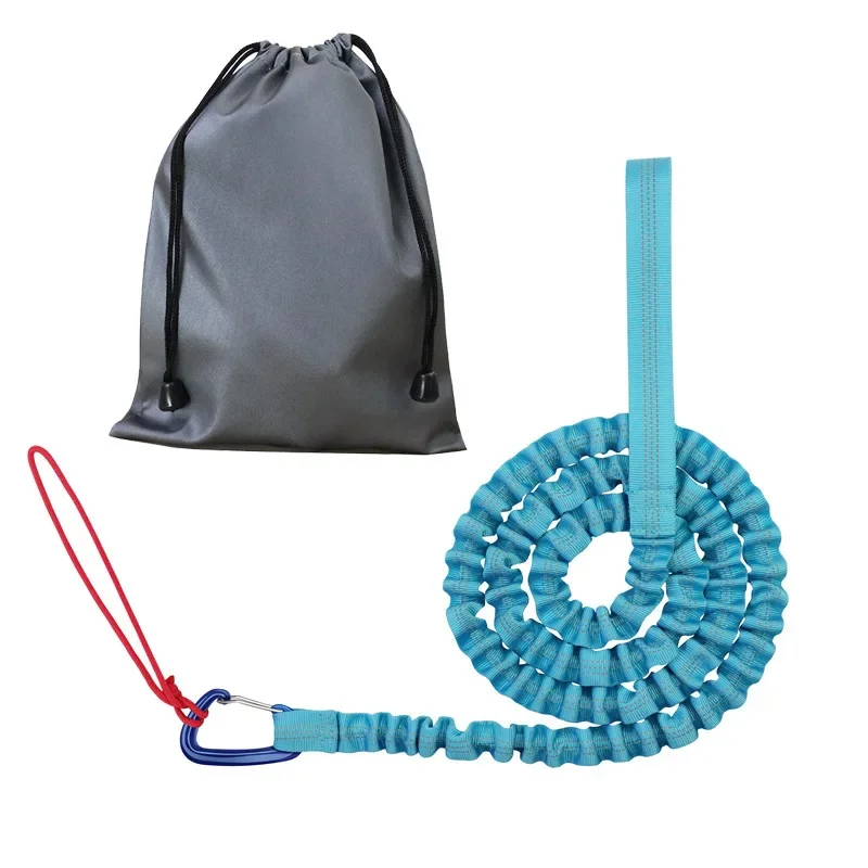 Tow Rope Bicycle Tow Bungee Child Cycling Stretch Pull Strap for Long Cycling Adventures Elastic Parent-Child Nylon Tow Rope