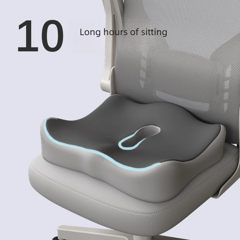 Premium Ventilated Cushion with Memory Foam Support for Enhanced Sitting Comfort During Office Hours Car Travel Home Relaxation