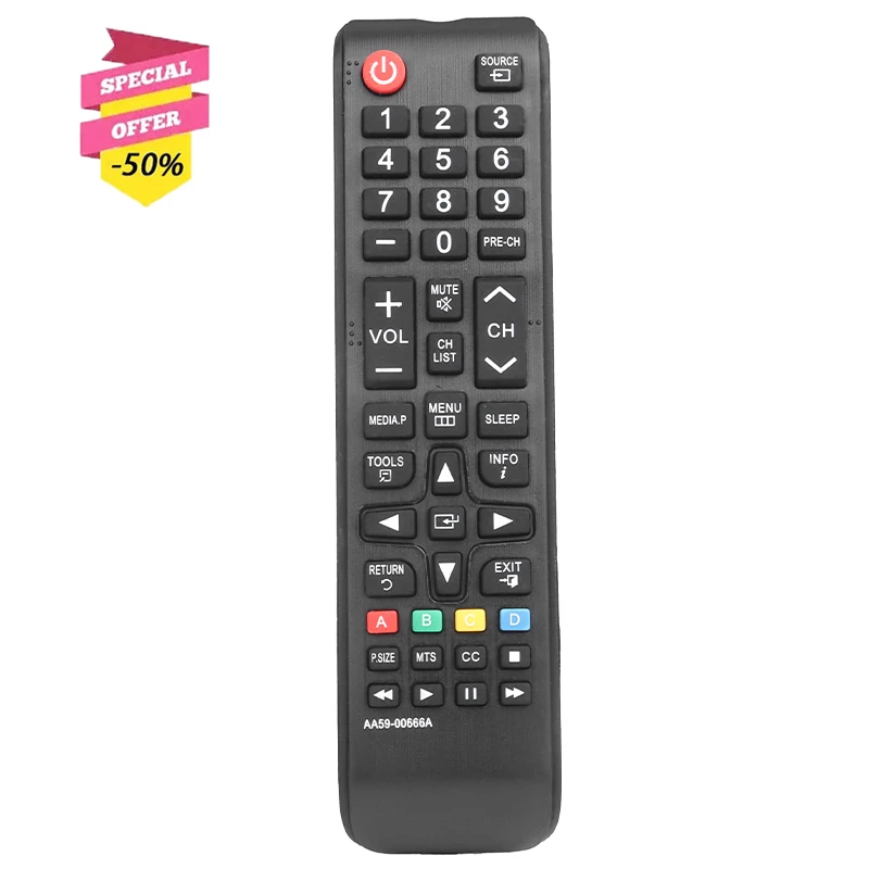 

AA59-00666A Remote Control For Samsung TV H32B H40B H46B PN64E533D2F UN32EH4003C UN32EH4003F UN32EH4003V UN32J4000AF UN32J400DAF