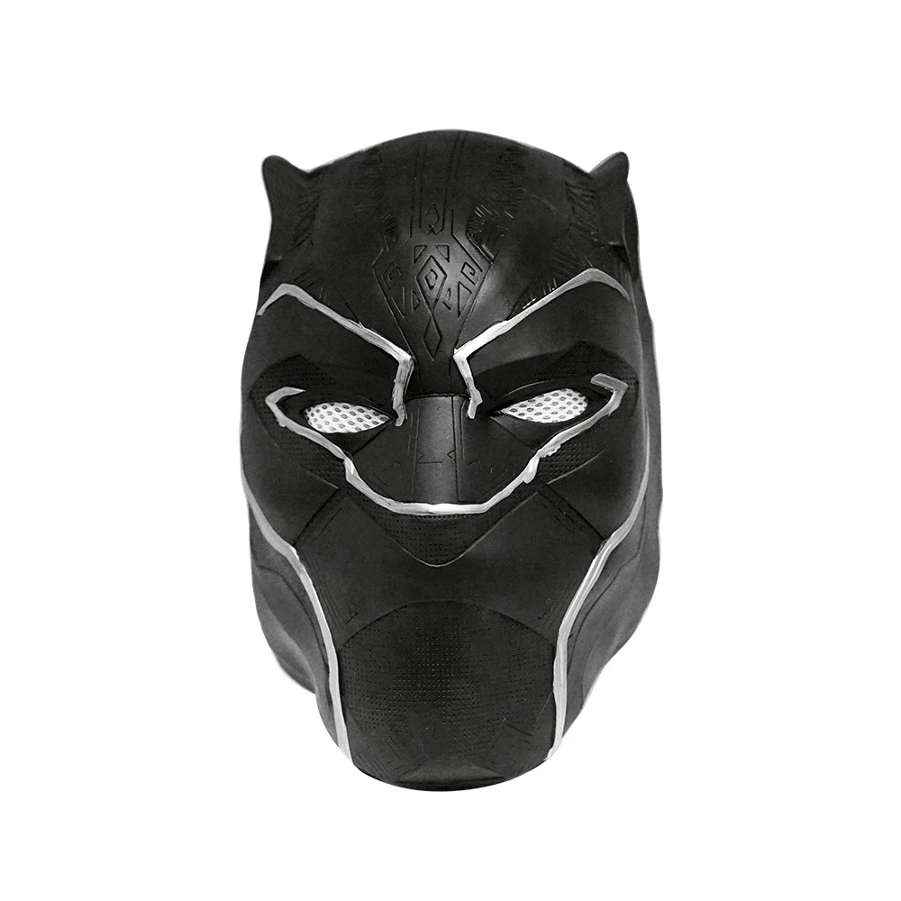 

Halloween Black Panther Helmet Cosplay Latex Panther Mask Adult Party Fancy Dress Up Face Helmet Role Play Mask Birthday Gift