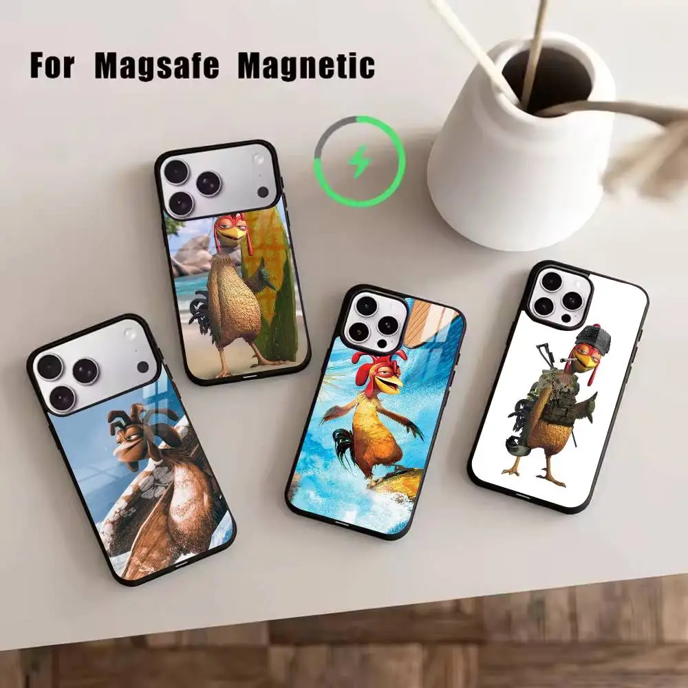 

Surf's Up Chicken Joe Phone Case For iPhone17,16,15,14,13,12,11 Plus,Pro Magnetic with Magsafe Wireless Charging