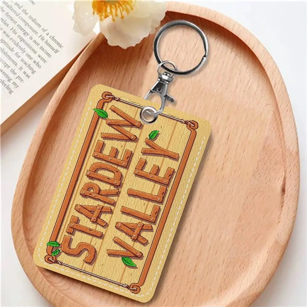 S-Stardew V-Valley 1 قطعة INS حامل بطاقة الحرم الجامعي للطلاب الكرتونية الإبداعية لبطاقة الوجبات، بطاقة الحافلة، بطاقة العمل، إلخ