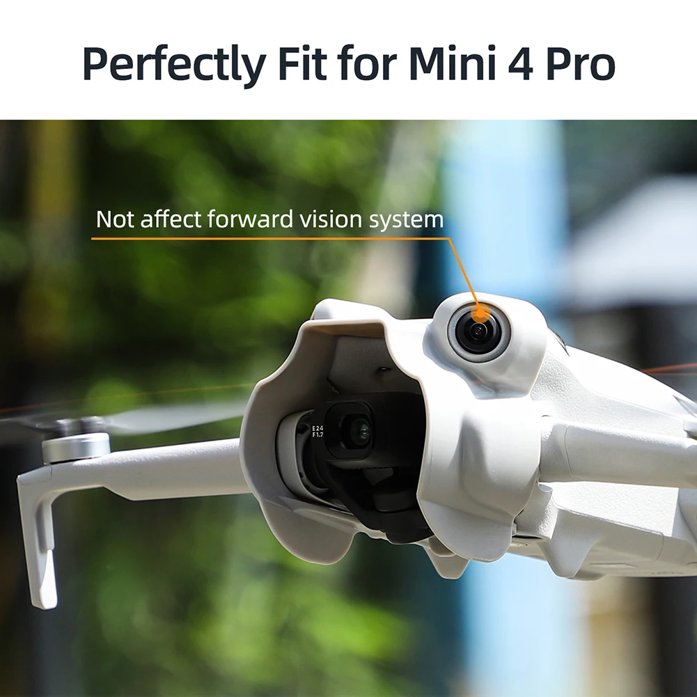 Pare-soleil de protection amélioré pour objectif de drone, accessoires de drone, protection d'objectif anti-UV, excellente protection contre la lumière pour Mini 4 Pro