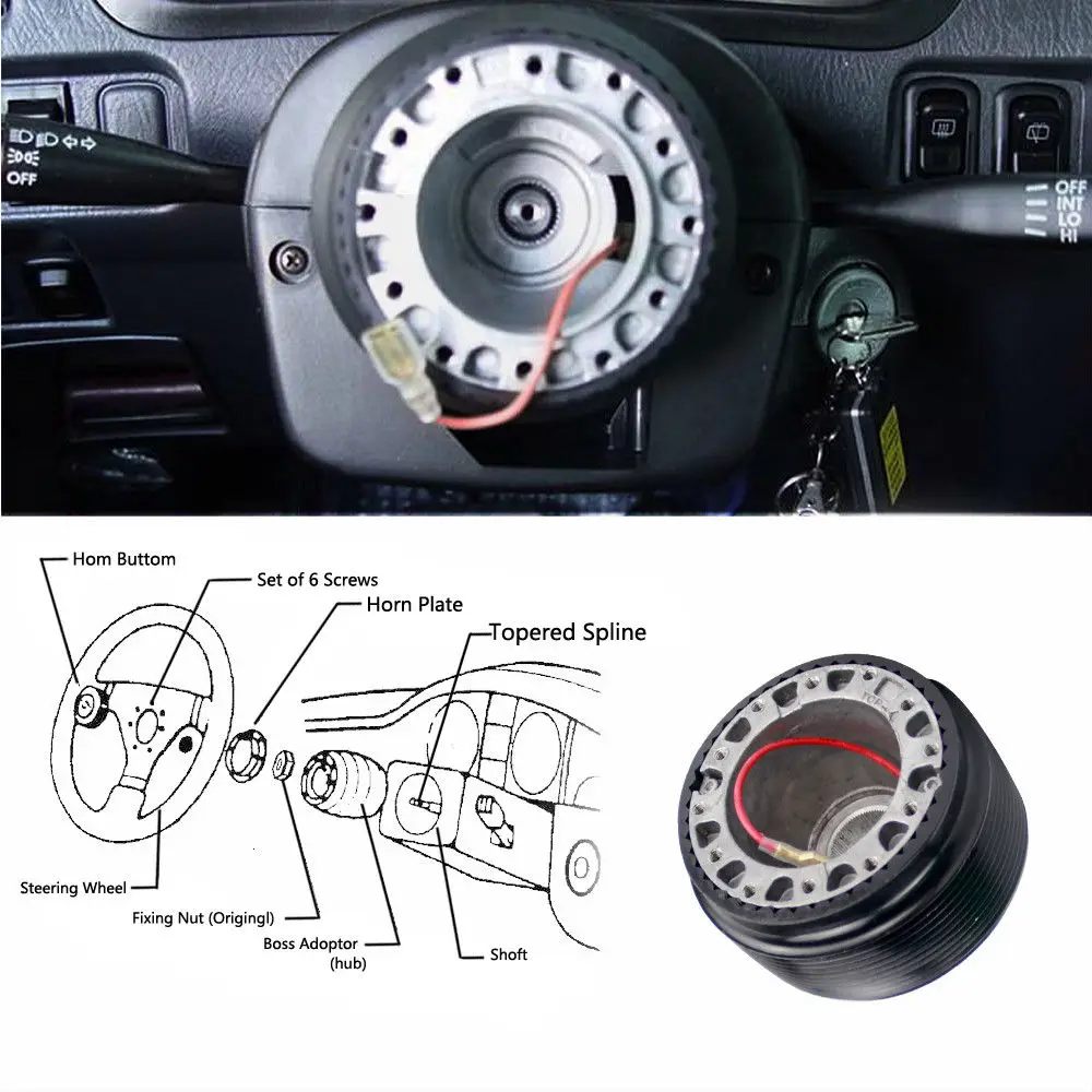 스티어링 휠 보스 키트 허브 어댑터, 폭스바겐 VW 골프 MK3 PQY-HUB-GOLF3 적합