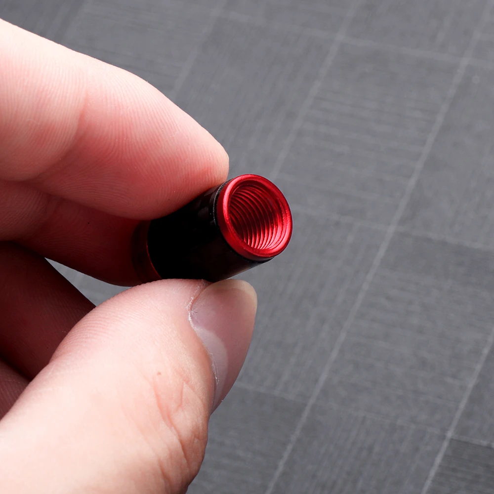 4pcs/set Car Carbon fiber pattern Tire Valve Dust Cover For Tesla Model Y Model 3 wheels Valve caps Auto Accessories