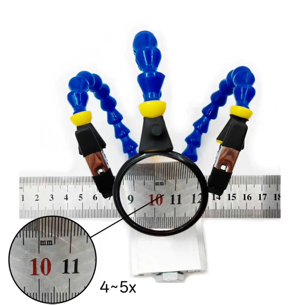 

A83Z New Weighted Octopus Welding Workbench, Third-Hand Tools, 4x-5x Magnifying Glass, Welding Aids, and Repair Tools
