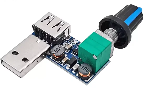 Controlador de velocidade do ventilador USB, regulador de velocidade e volume do vento, dissipação de calor, operação silenciosa, multivelocidade, escritório, dormitório, b