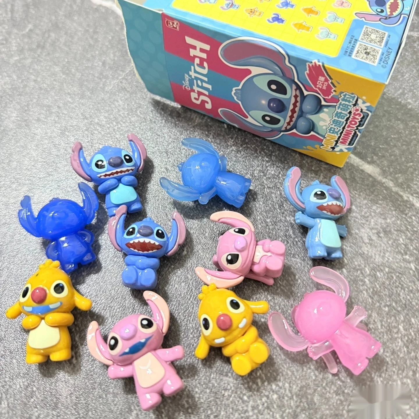 

Stitch Blind Box Cute Anime Figures Grain Interstellar Baby Trendy Play Doll Kawai Action Figure Desktop Ornament Perfect Gifts