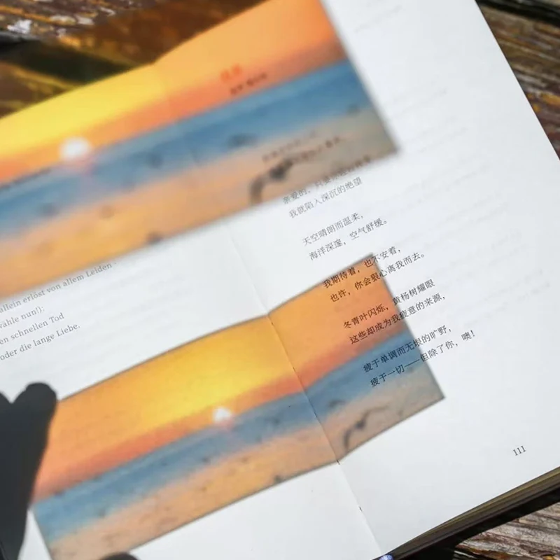 

Hot Sale Blue Sea Film Bookmark Book Accessories Student School Supplies Teacher Office Stationery