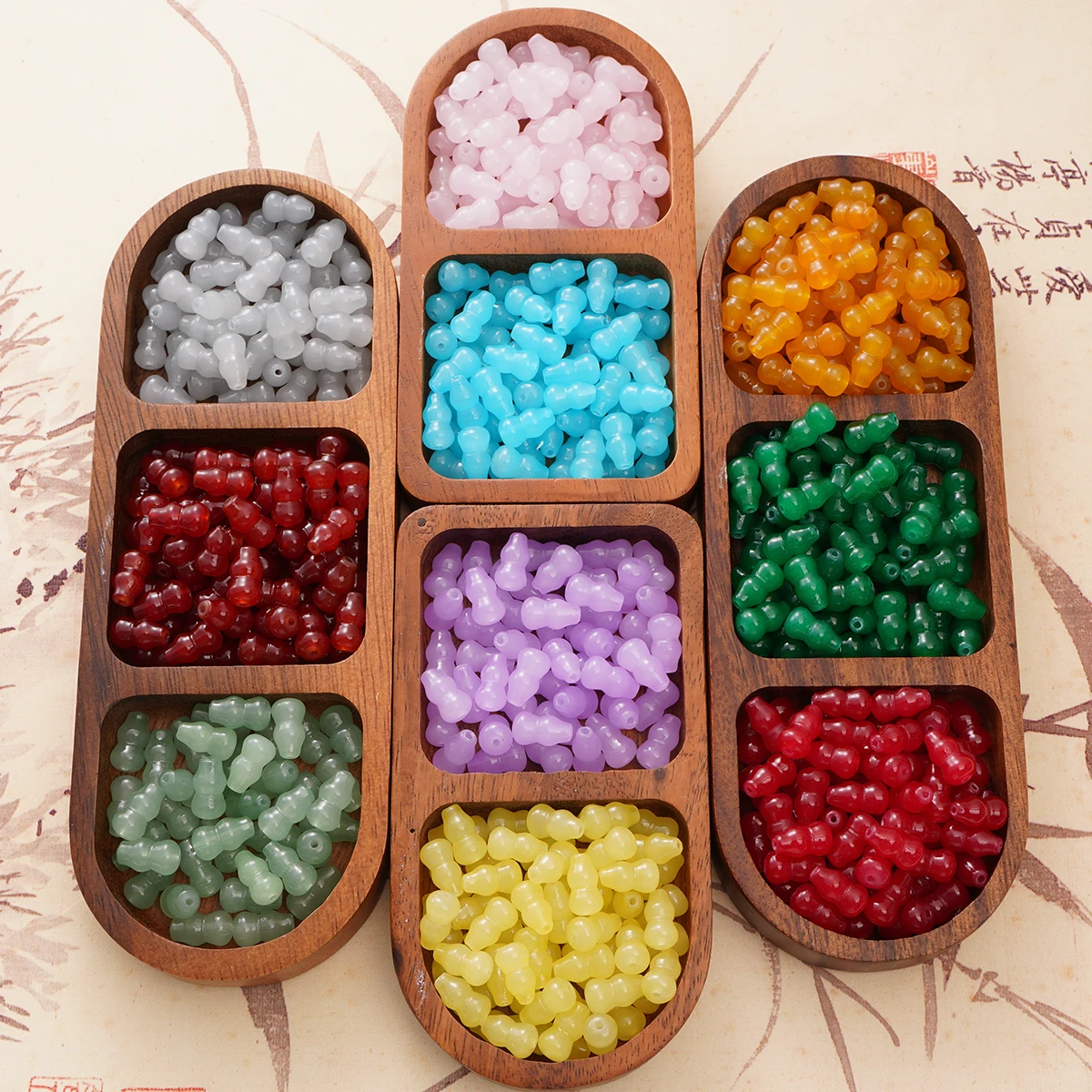 15 قطعة 8x14 مللي متر الزجاج الخرز كالاباش فضفاض خزر عازل سحر لصنع المجوهرات أساور يدوية قلادة القرط DIY بها بنفسك اكسسوارات