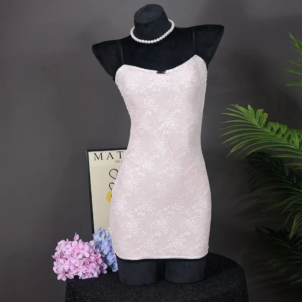 Mini Dress for Women New 2025 Summer Elegant Pink Double Lace Sexy Sheer Strap Bodycon Dresses Party Club Outfits Y2K Skirt