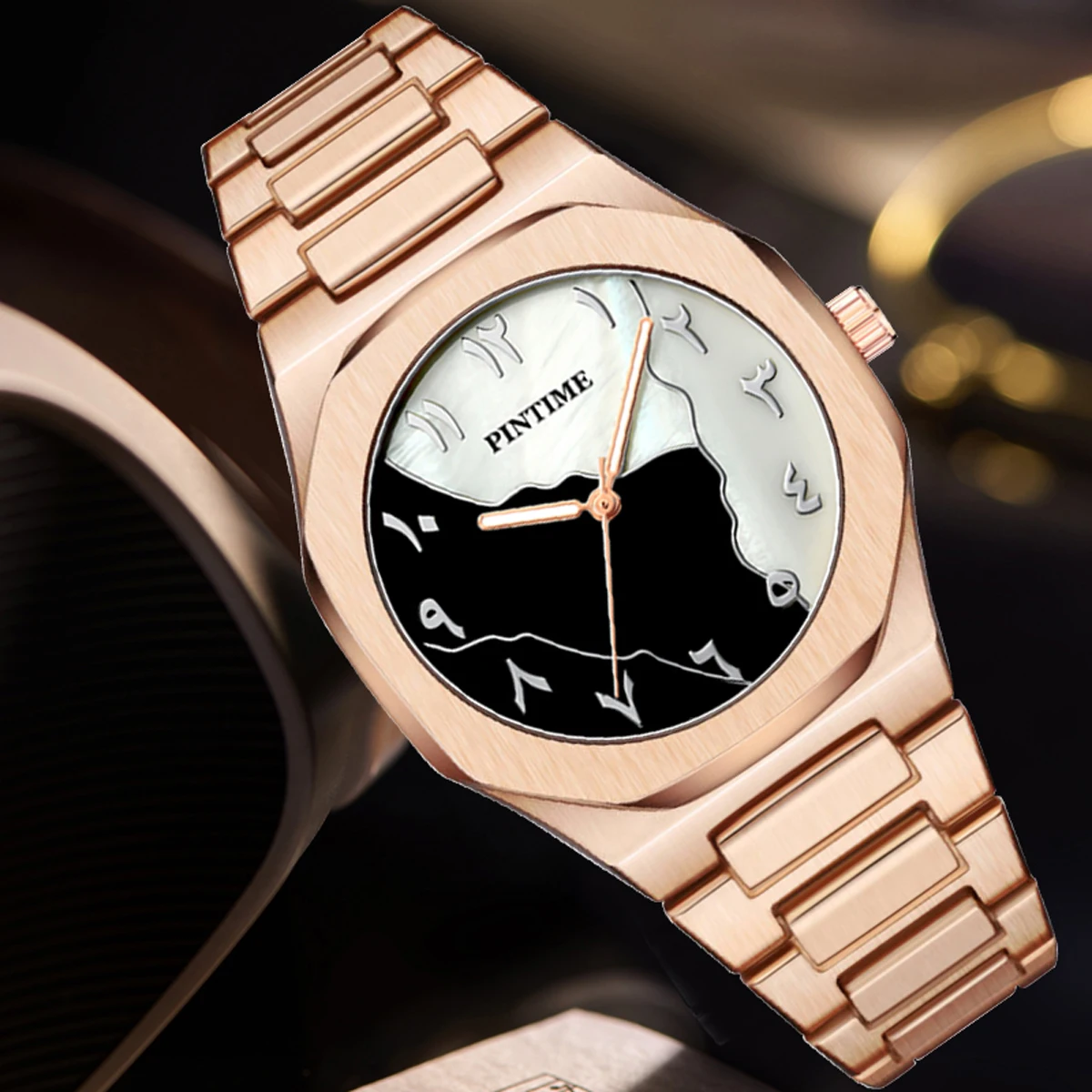 Men Fashion Watch Stainless Steel Urtra Thin Business Wristwatch Arbic Dial Quartz Waterproof  Reloj Hombre Gift Clock