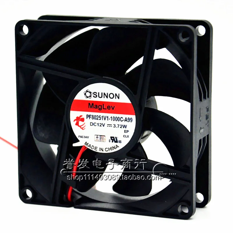 NIEUWE ORIGINELE PF80251V1-1000C-A99 12 V 3.72 W 8025 80x80x25mm KOELVENTILATOR RADIATOR