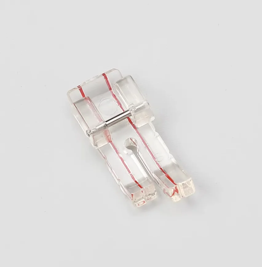 Nähfuß für Haushaltsnähmaschinen 602, transparent, 1/4 Zoll, Quilten für Brother Singer Babylock
