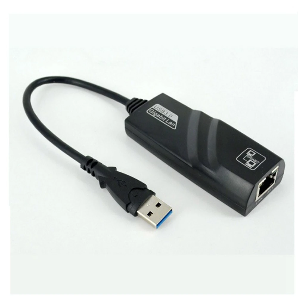 

USB 3.0 Gigabit Network Card USB to RJ45 Computer External PC Tablet Universal 3.0 with Cable