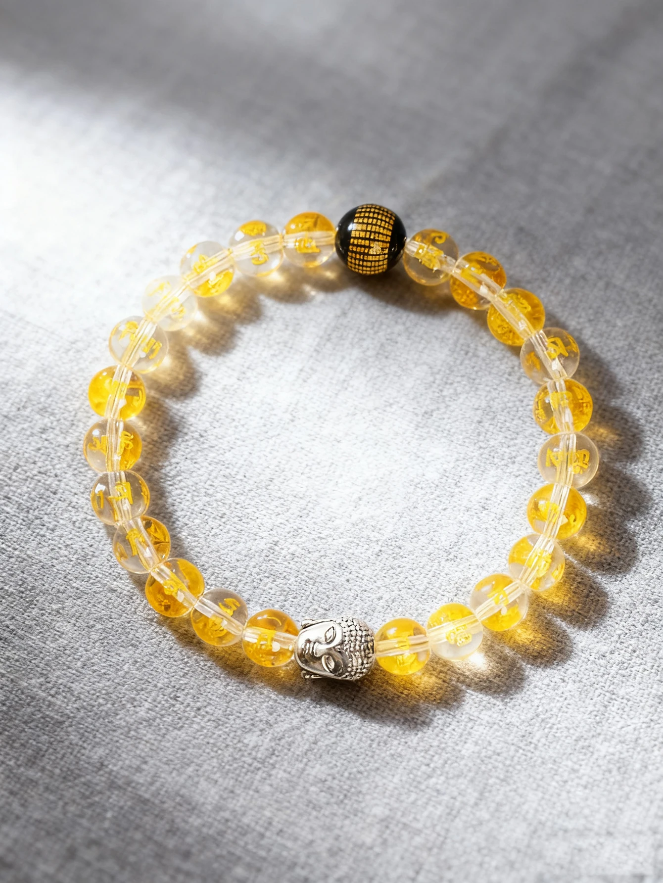 الحجر الطبيعي شفاء سوار 8 مللي متر كريستال ستة كلمة حقيقية الخرز بوذا رئيس الجزع القلب سوترا مطرز الطاقة الريكي حلية مجوهرات