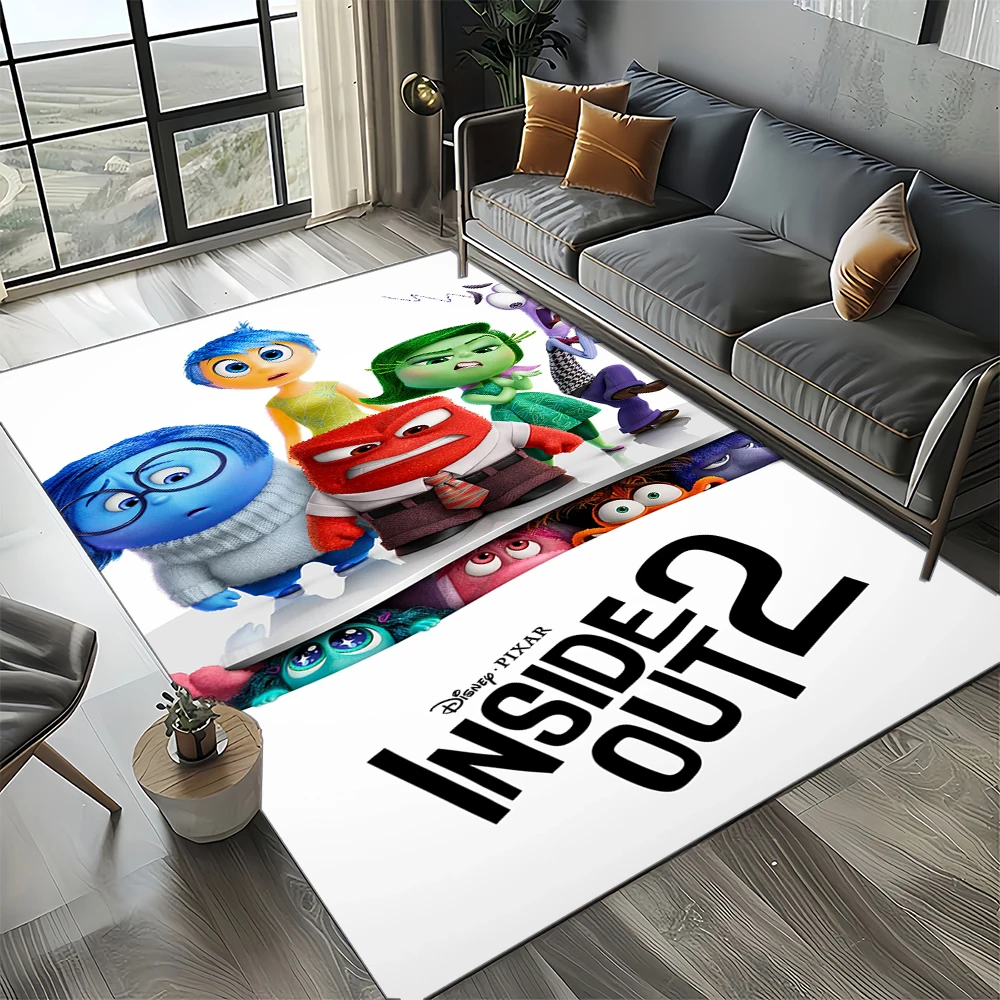 2025 New Cartoon Inside Out Joy Sad Gift Carpet Rug for Bedroom Living Room Home Sofa Decoration,Children Large Decor Floor Mat