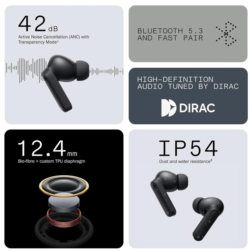 Global Verison CMF من Nothing Buds 42dB إلغاء الضوضاء النشط ANC مع تقنية Ultra Bass 2.0 CMF Buds #3