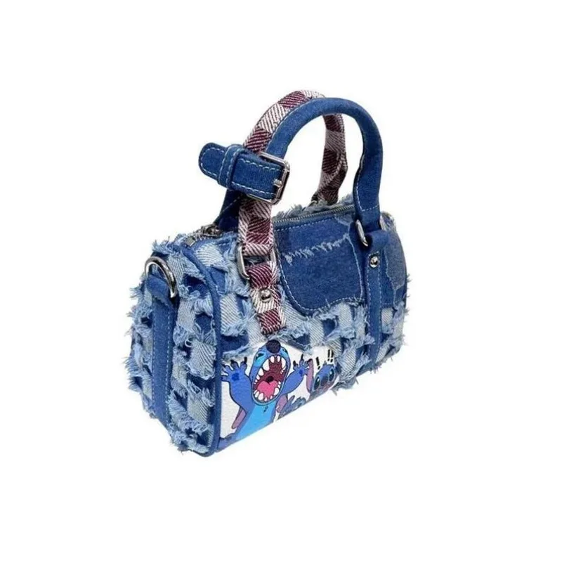 Disney New Cartoon Stitch torba na ramię oryginalna niszowa torebka Crossbody damska moda torebka na co dzień