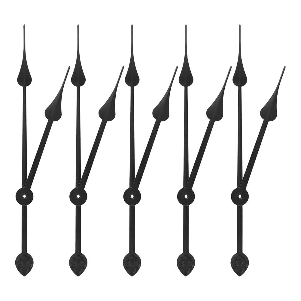 

5Sets Large DIY Wall Clock Hands Kit Elegant Replacement Parts for Mechanical Clock Movement Decoration Decorative Parts