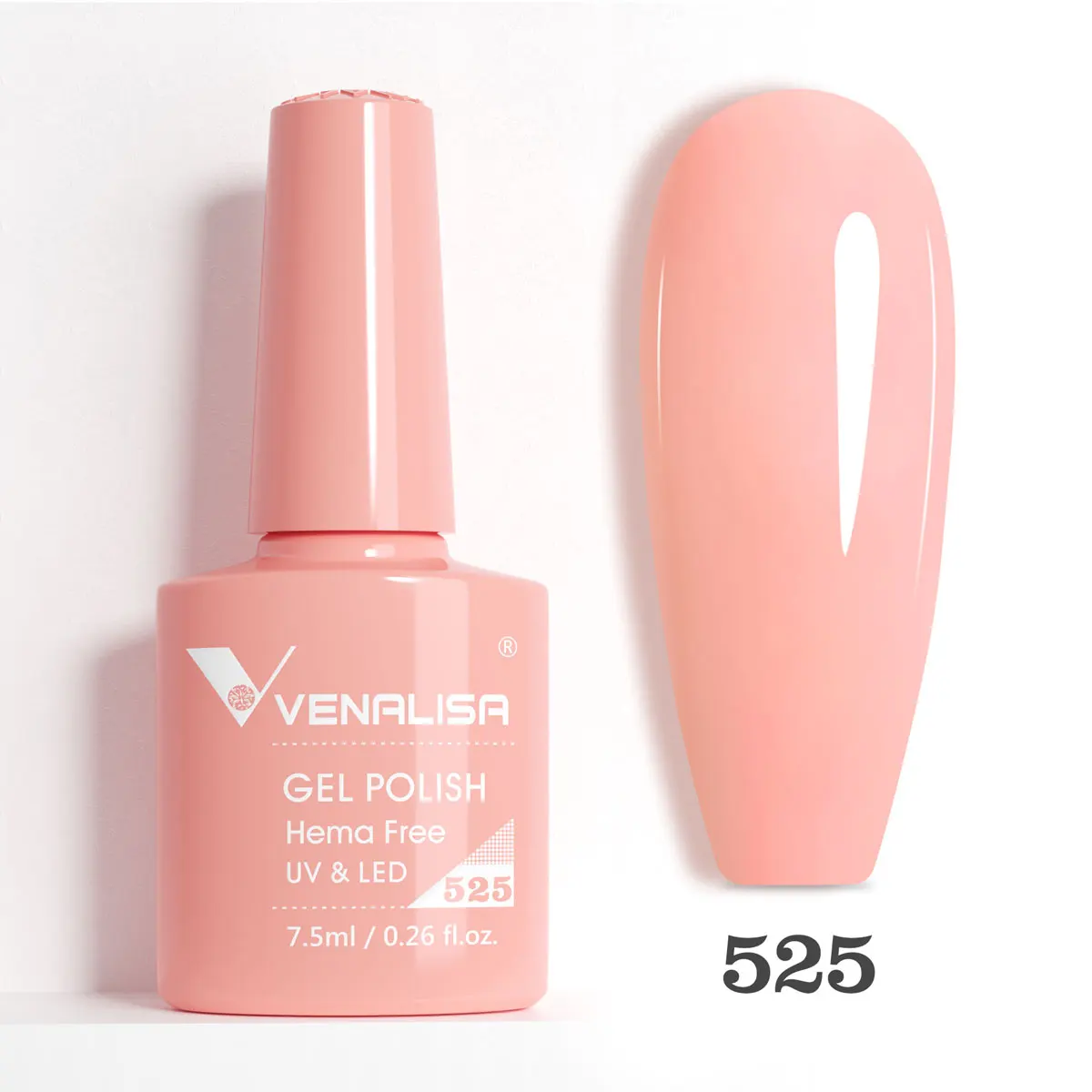 Venalisa 7,5ml HEMA-freier Nude Pink Nagelgel-Lack UV LED Maniküre Jelly Gel Nagellack zum Ablösen für perfektes Nagelfinish – Detail 30