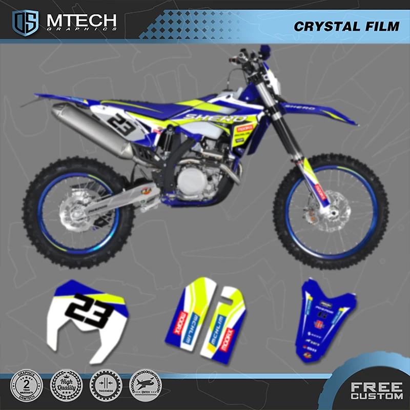 

DSMTECH Custom Team Graphics Decals Stickers Kit For Sherco Decal 2012 2013 2014 2015 2016 SE SE250 300 003