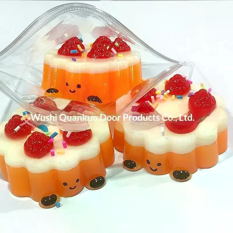 Strawberry Egg Tart Squishy Toy With Cute Design And Soft Texture Perfect For Stress Relief Home Office Relaxation