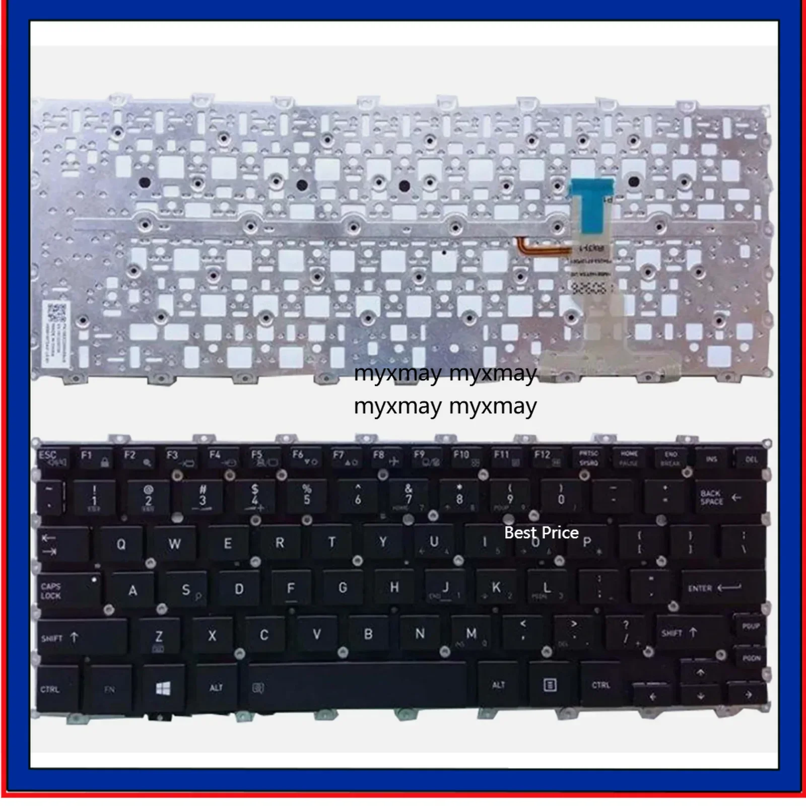 

Клавиатура для ноутбука Toshib-a Porteg-e X20W-E X20W-D dynabook C72/M, черная