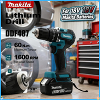 Makita DDF487 18V Electric Drill Cordless Impact Drill Power Tools Cordless Handheld High Torque Electric Screwdriver