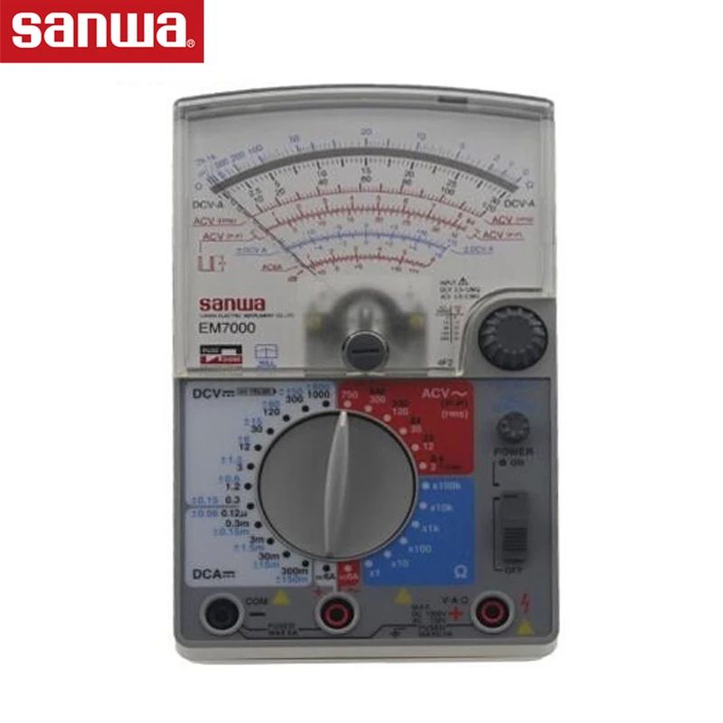 Sanwa EM7000 Analog Multitesters/FET Tester High sensitivity for measurement of lower capacitance