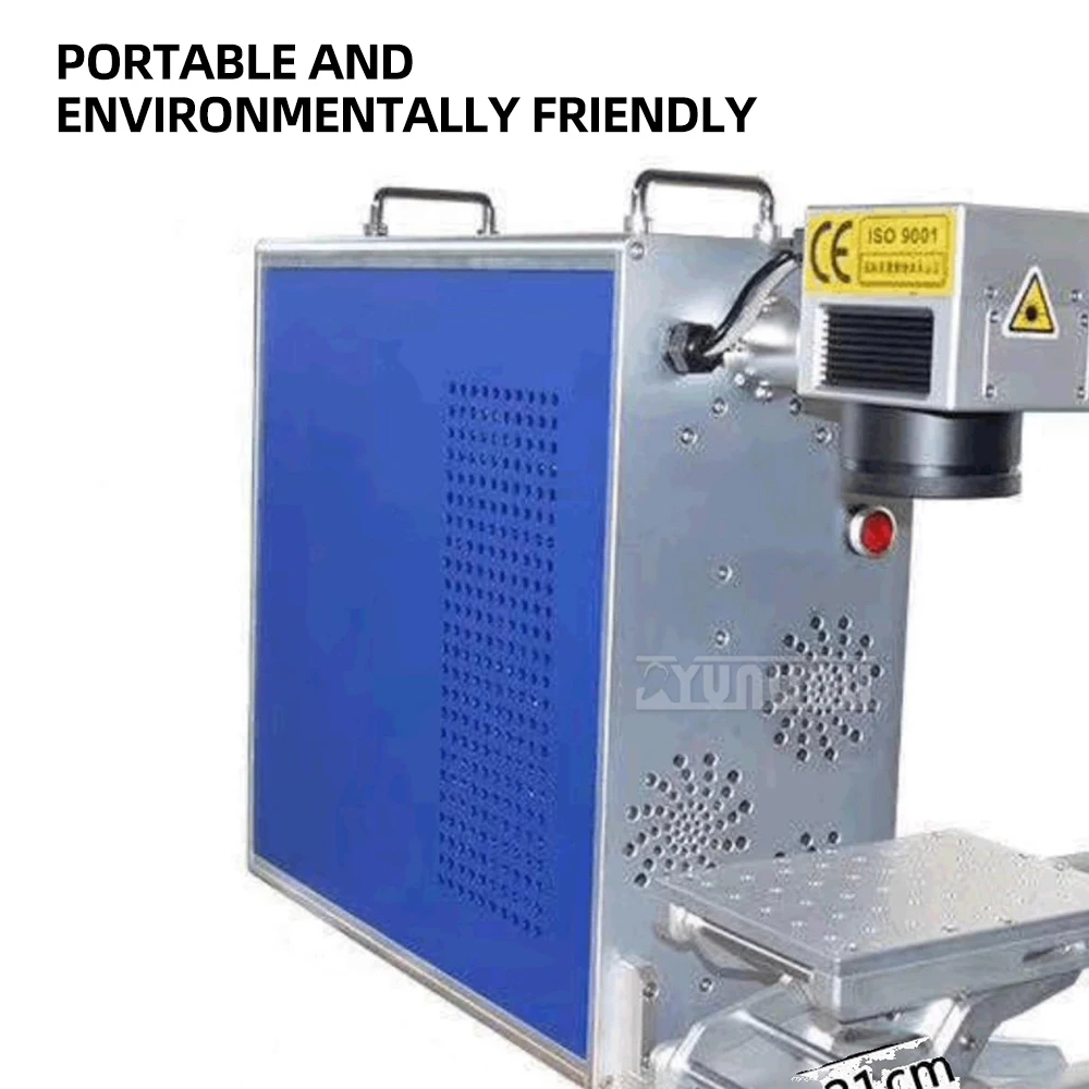 20/30/50W Fiber Laser Engraving Machine Portable Metal Plastic Wood Board Marking Machine Text Picture Barcode Carving Machine