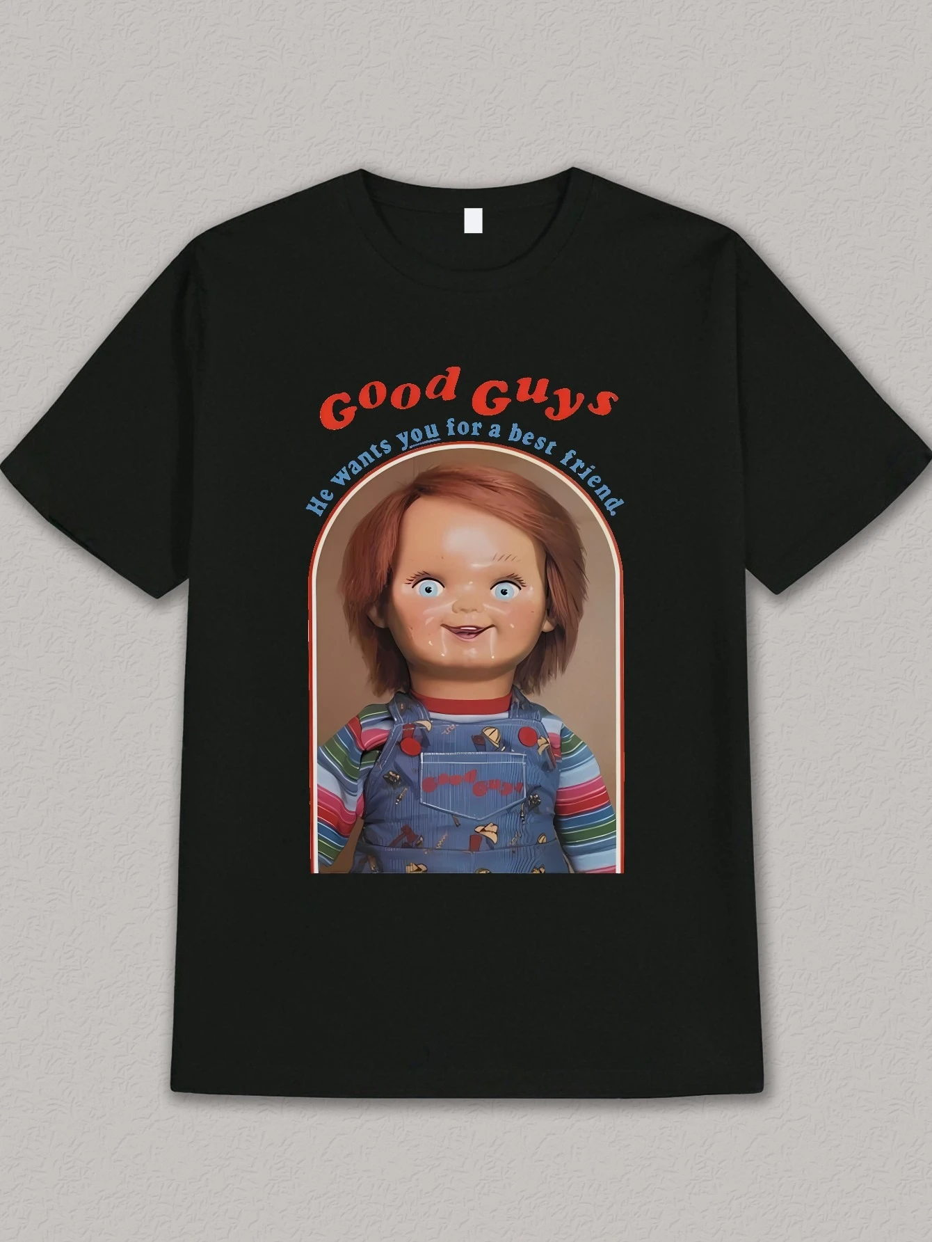 

Футболка с принтом Good Guys, мужская модная повседневная одежда, свободная удобная футболка с короткими рукавами, повседневная мужская одежда