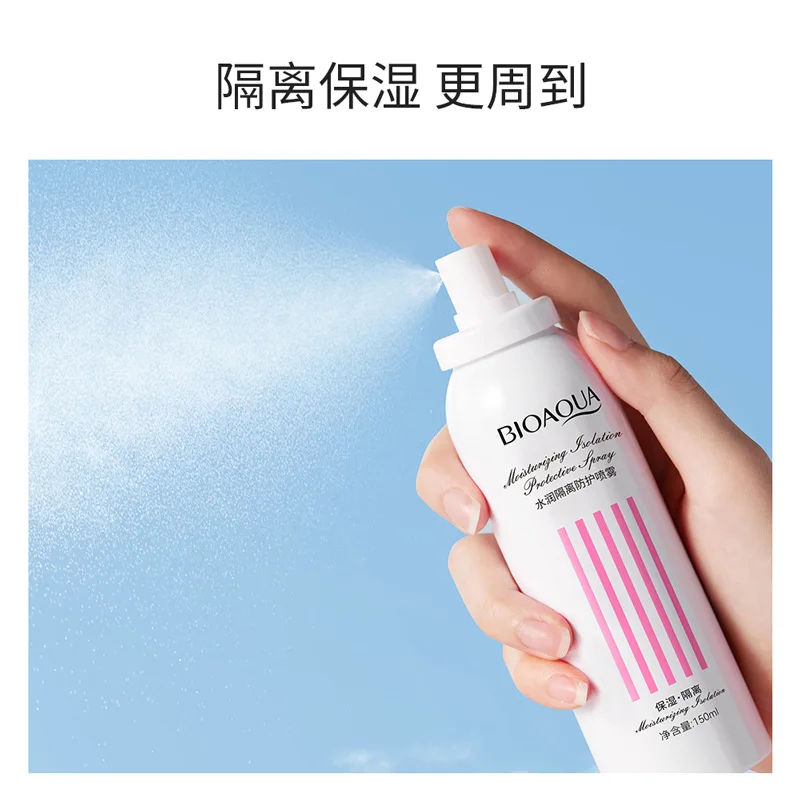 رذاذ واقي عزل مرطب، رذاذ عالمي للوجه والجسم غير مكياج، رذاذ واقي من الشمس مضاد للأشعة فوق البنفسجية للعناية بالبشرة #4