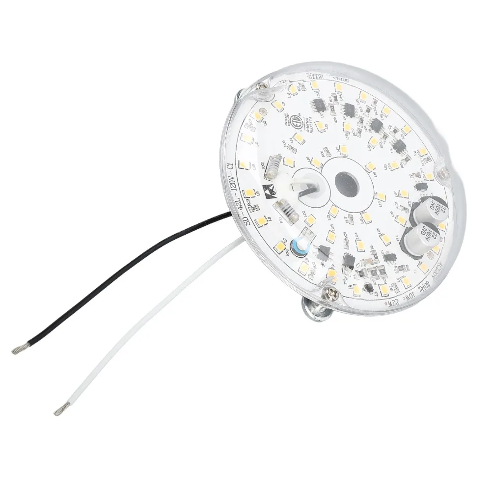 Kit de Luz Universal para Ventilador de Techo 3000K/4000K/6000K, Luz de Techo de Aluminio de 18W, Reemplazo de Luz de Techo con Montaje Magnético de 3.93 Pulgadas para Dormitorio