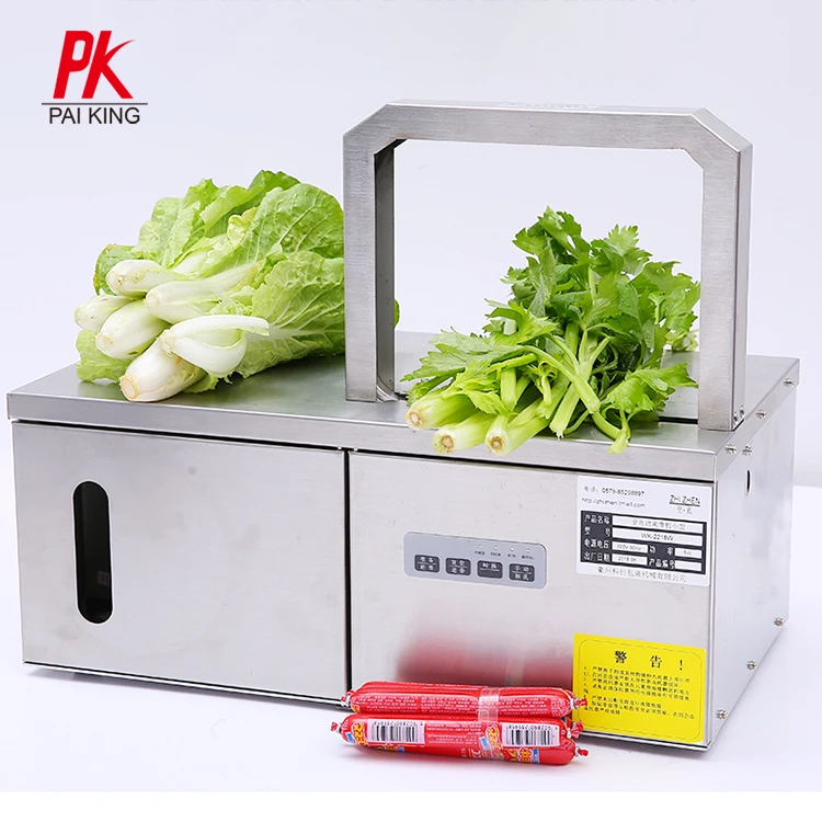Tabletop Tape Binding Machine Strapping Vegetable Machine Desktop Small Objects Strapping Small Vegetable Banding Machine