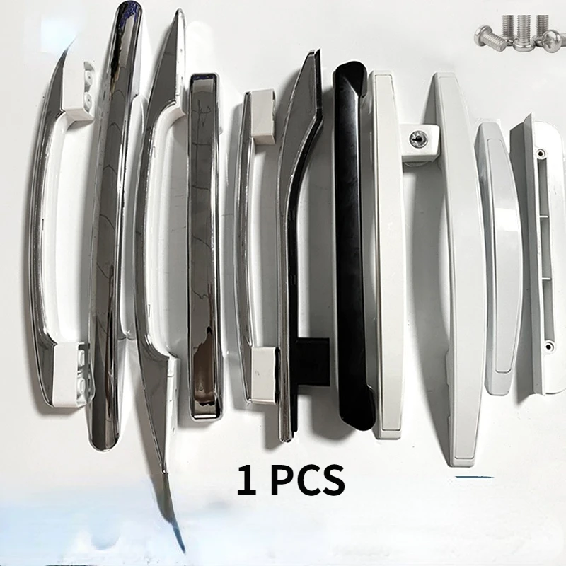 1pc plástico geladeira freezer maçaneta da porta horizontal freezer lidar com empurrar e puxar acessórios da porta de refrigeração