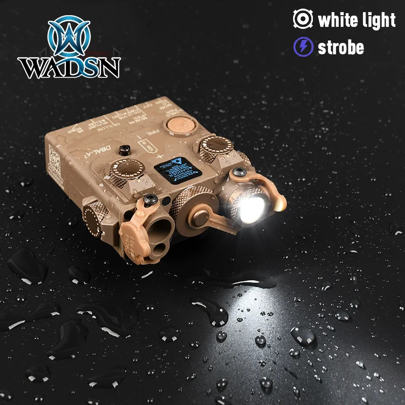 

Tactic Light PEQ DBAL-A2 Only White LED Light Strobe Airsoft Weapon Lamp No Laser No IR CQBL Hunting Gun Rifle Fit 20mm Rail