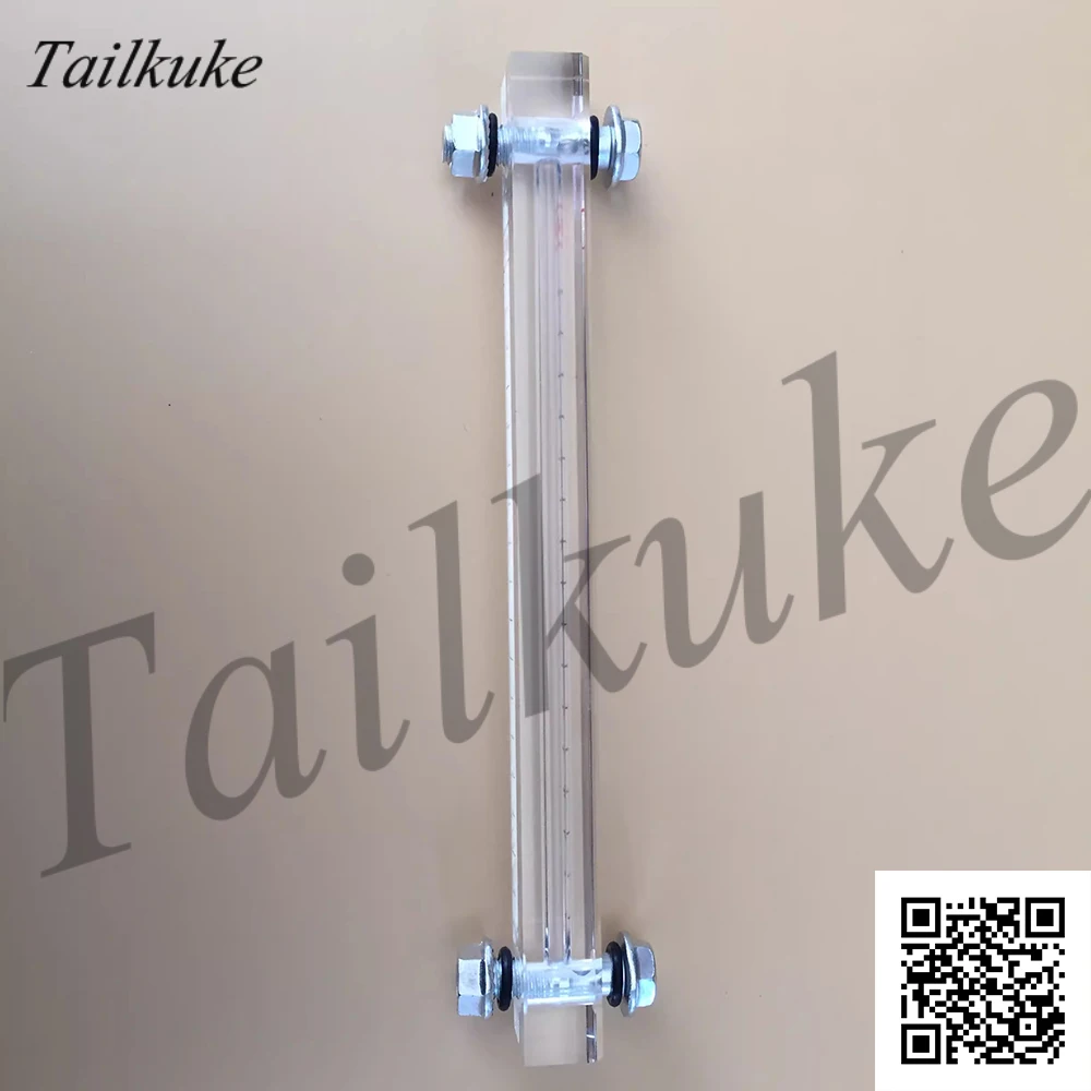 Xyw Calibre de Nível Líquido 80 100 150 200 250 Acrílico Plexiglass Água Calibre Nível Óleo