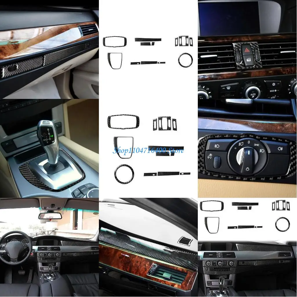

y1gd Car Interior Sticker Cover Kits Modern Interior Trim Kits Suitable for E60 200