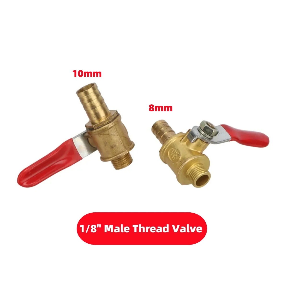 1Pc Mini Pneumatic Copper Ball Valve 1/8