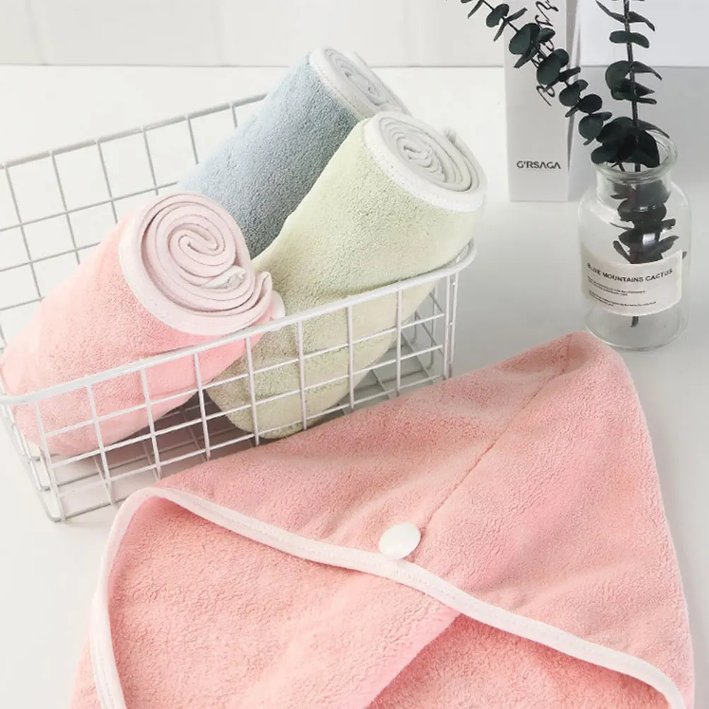 

1pc Fast Drying Hair Cap Super Absorbent Soft Bath Hat Travel Home Lightweightquick Dry Towel For Curly Straight Hair