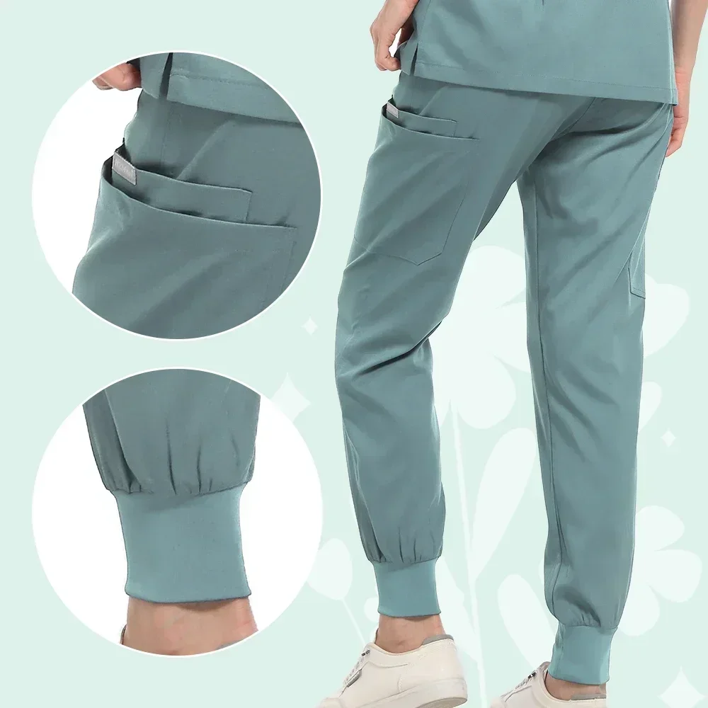 女性用ユニバーサルスクラブユニフォーム,ジョガー,病院アクセサリー,医療外科,薬局,ヘルスケア,衣類のスクラブユニフォーム