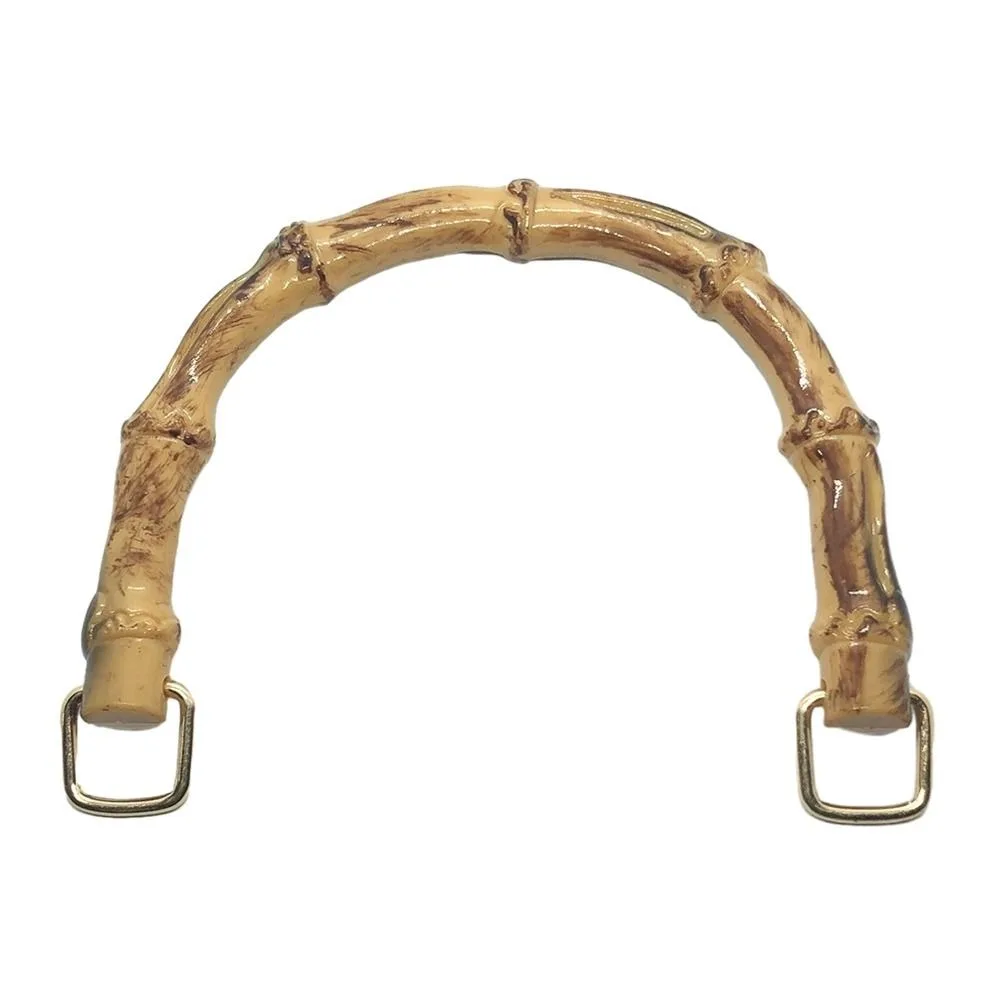 Gift Box Handle Detachable Bamboo Purse Handles With Buckle 15.5CM Bamboo Bag Handles Bag Accessories Handbags