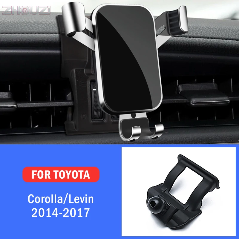 

Car Mobile Phone Holder For Toyota Corolla Levin 2014-2017 Special Mounts GPS Stand Gravity Navigation Bracket Auto Accessories