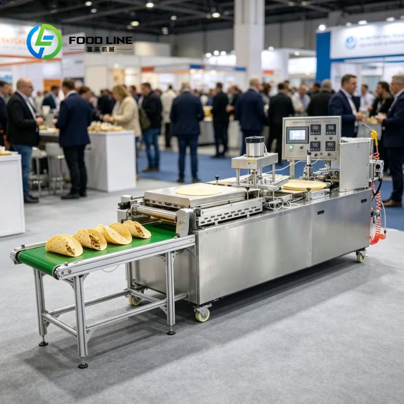 Customized Automatic Grain Make Machine Mexican Corn Flour Tortilla Production Machine Continuous Flat Bread Making Machine