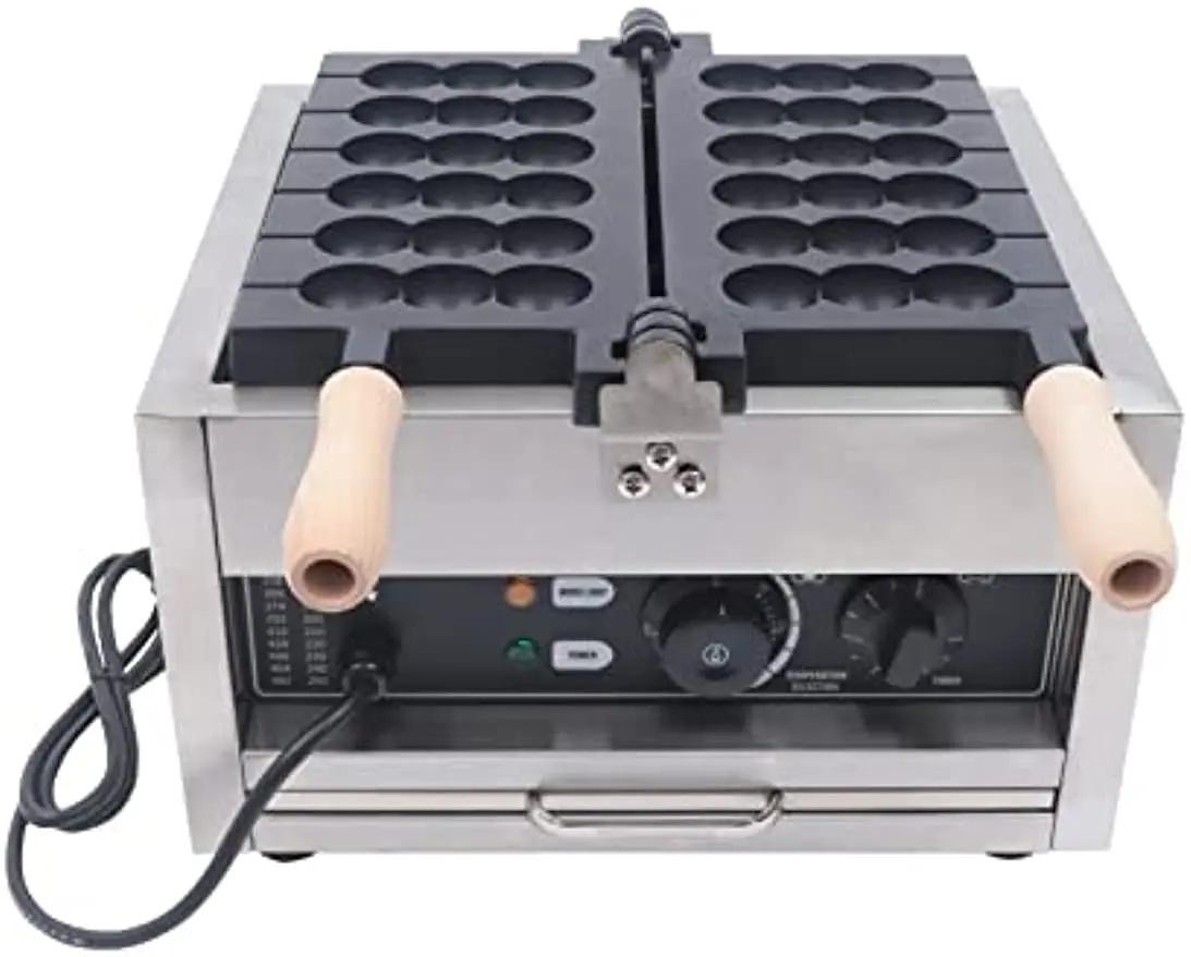 

Steel Waffle Ball Maker Machine for Waffles Paninis Hash Browns 110V Household Nonstick 1400W