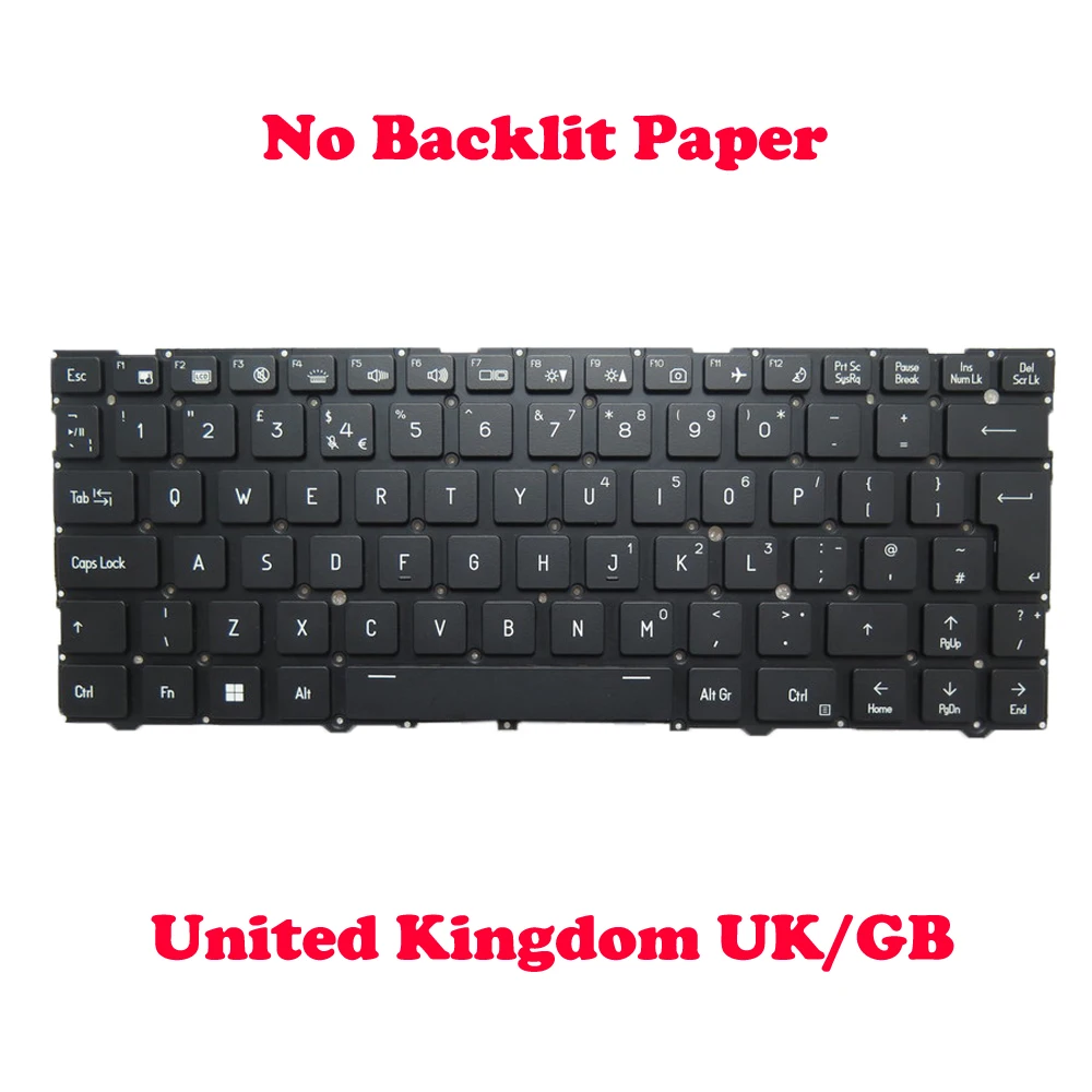 

Laptop Keyboard CVM23F23US9430 6-80-L2410-01B-1 CVM23F26GBJ430 6-80-L2410-19A-1 CVM23F26D09430 6-80-L2410-07A-1 English German