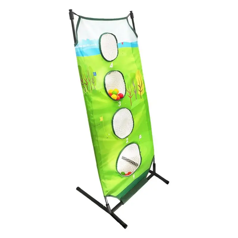 

Golf Practice Net Large Four Hole Chipping Net Training Net With Iron Frame For Improving Chipping Multifunctional Golf Hitting