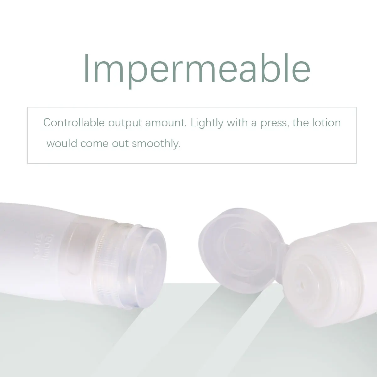 

4 Pcs Travel Containers for Toiletries Bottled Portable Cosmetics Empty Sub Simple Holder White